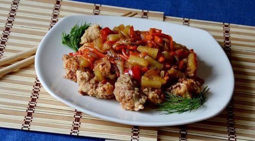 Габаджоу в кисло-сладком соусе по-китайски