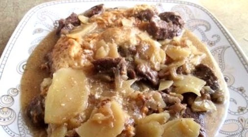 Говядина в мультиварке с грибами