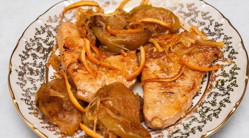 Индейка на сковороде