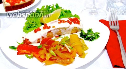 Сёмга под сливочно-сырным соусом