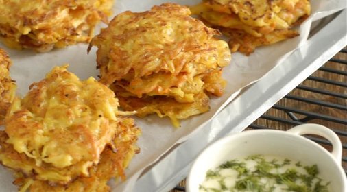 Деруны с салом