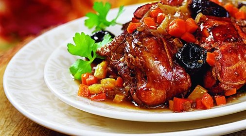 Заяц с черносливом
