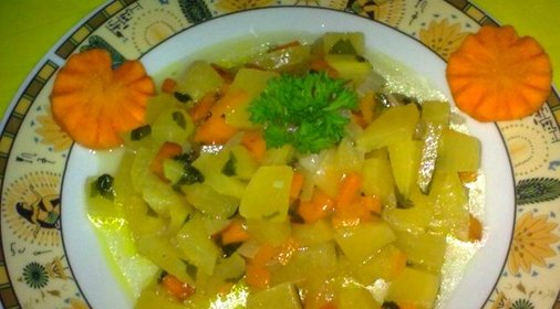 Тушеная репа