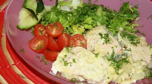 Праздничная рыба в фольге