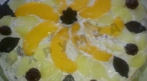 Сметанная заливка