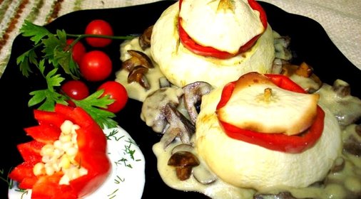 Патиссоны фаршированные