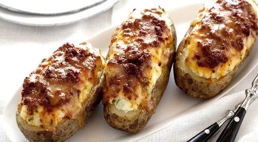 Дважды запеченный картофель
