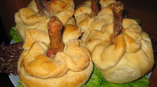 Куриная голень в мешочке