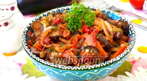 Острые баклажаны с соевым соусом