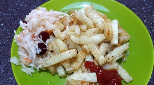 Жареный сельдерей в мультиварке