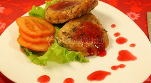 Мясо с брусничным соусом «Трепет желаний»