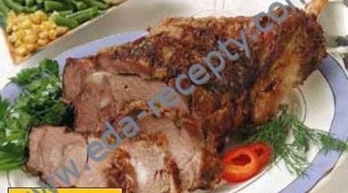 Бараний окорок в духовке