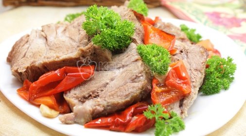 Мясо в рукаве
