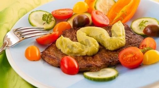 Мясо с авокадо