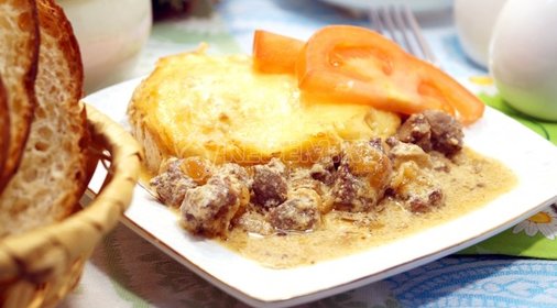 Печень в горшочке