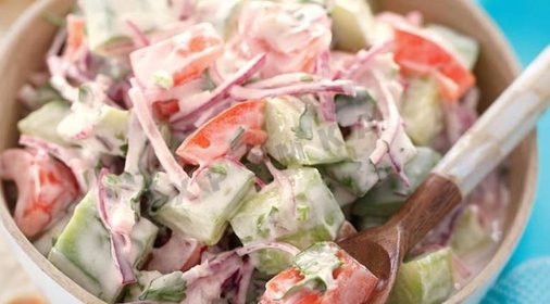 Райта с разными овощами