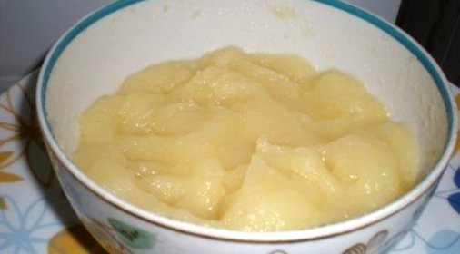 Пюре из яблок и груш