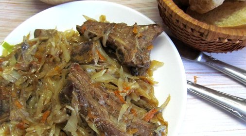 Бигос с грибами