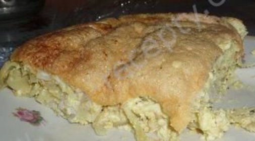 Запеченный пеленгас в сугробе