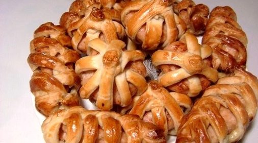 Фарш в тесте