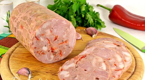 Колбаса ветчинная особая с паприкой