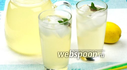 Домашний лимонад с мятой