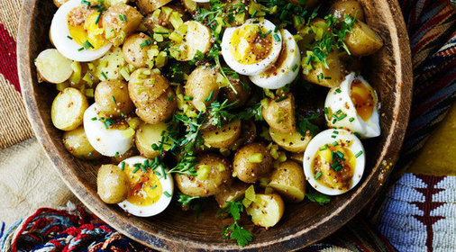 Картофельный салат с яйцом