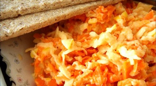 Салат из моркови с хреном
