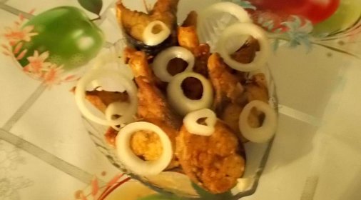 Жаренная скумбрия с корицей