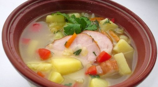 Гороховый суп по-запорожски