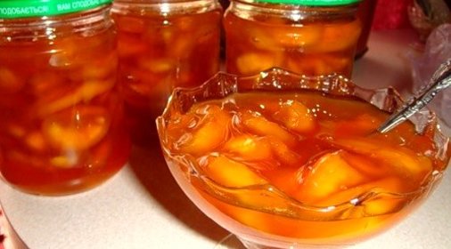 Варенье из персиков в сиропе