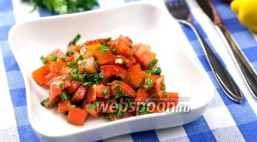 Салат из томатов