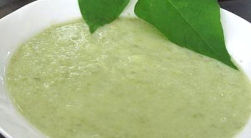 Суп-пюре из зеленой фасоли
