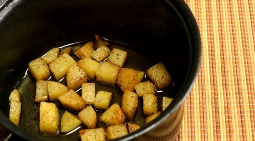 Картофель с карри