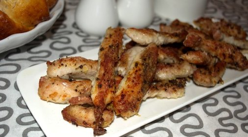 Запеченные кусочки индейки