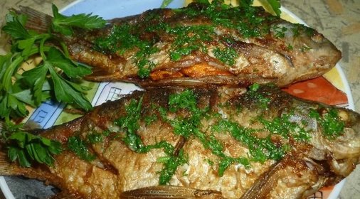 Шустрый карась жареный в соусе