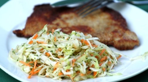 Салат из капусты с морковью