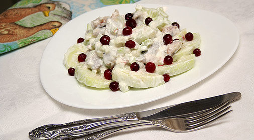 Салат из сельди с сельдереем