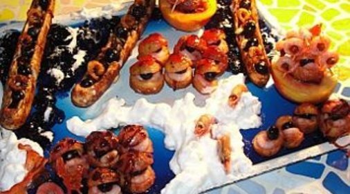 Салат с креветками
