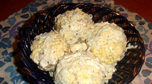 Салат Снежки