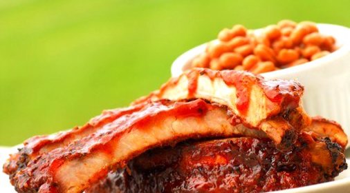 Свиные ребра на гриле по‑алясски