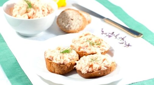 Паштет из копчёной форели