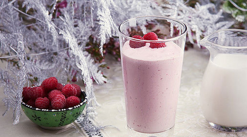 Малиновый милкшейк