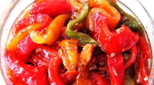 Перец жареный кусочками