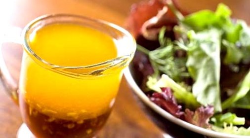 Заправка для салата с горчицей