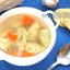 Суп куриный с клецками