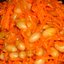 Салат с фасолью и морковью