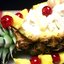 Салат с ананасами и курицей