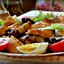 Салат из курицы и овощей