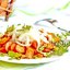 Салат из жареной моркови и лука